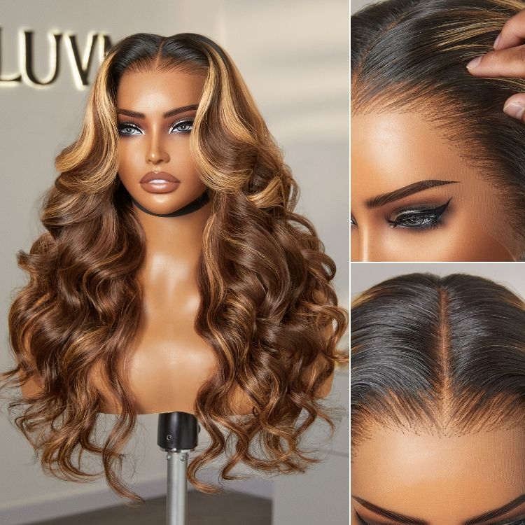 PreMax 2.0 Wigs - Nature Max Blonde Highlight Loose Body Wave Ear-to-ear Glueless 13x6 Frontal HD Lace Wig Pre-Cut Lace